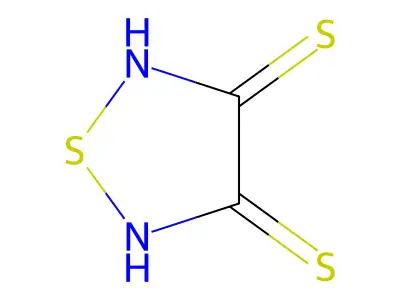1,2,5-Thiadiazole-3,4(2H,5H)-dithione structure