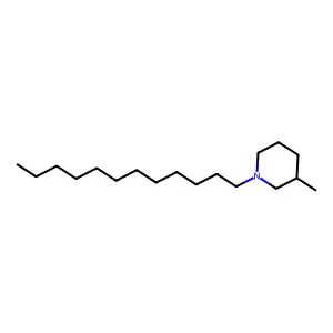 Piperidine, 1-dodecyl-3-methyl- structure