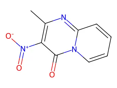 2-methyl-3-nitro-4H-pyrido[1,2-a]pyrimidin-4-one structure