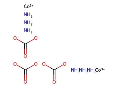 六氨合碳酸钴(III) structure