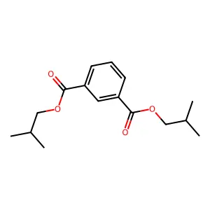 间苯二甲酸二异丁酯 structure