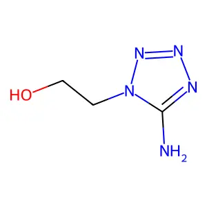 1H-Tetrazole-1-ethanol, 5-amino- structure