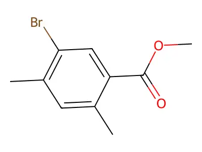 Methyl 5-bromo-2,4-dimethylbenzoate structure