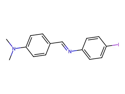 N,N-Dimethyl-alpha-(4-iodophenylimino)-P-toluidine structure