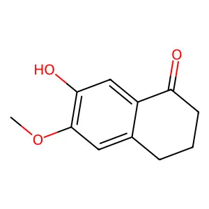 7-Hydroxy-6-methoxy-1-tetralone structure