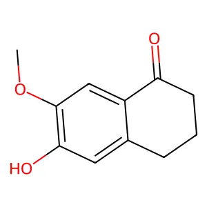 6-Hydroxy-7-methoxy-1-tetralone structure