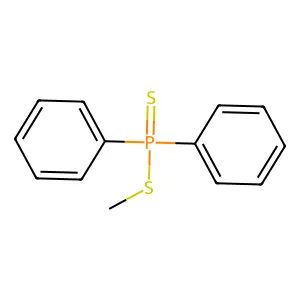 二苯基二硫代膦酸甲酯 structure
