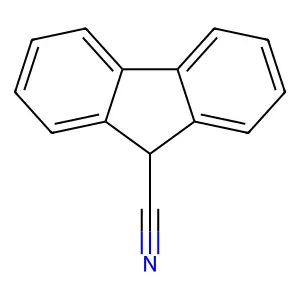 9H-Fluorene-9-carbonitrile structure