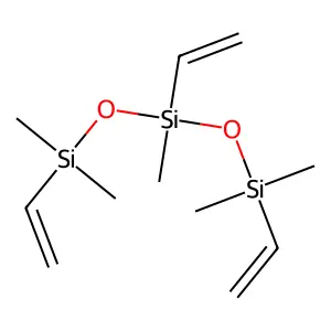 Trisiloxane, 1,3,5-triethenyl-1,1,3,5,5-pentamethyl- structure