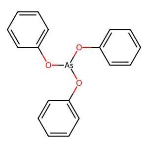 Triphenoxyarsine structure