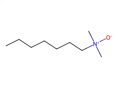 N,N-Dimethylheptylamine N-oxide hydrate structure