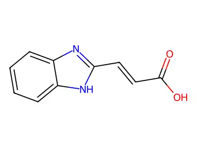 3-(1H-Benzoimidazol-2-yl)-acrylic acid structure