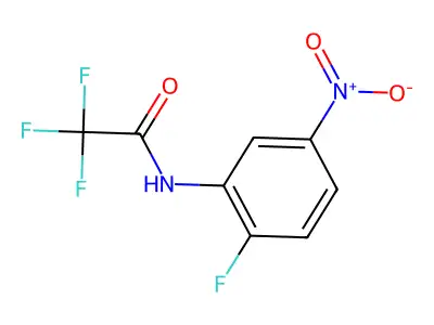 N-三氟甲基-2-氟-5-硝基苯胺 structure