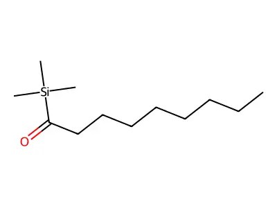 Octyl trimethylsilyl ketone structure