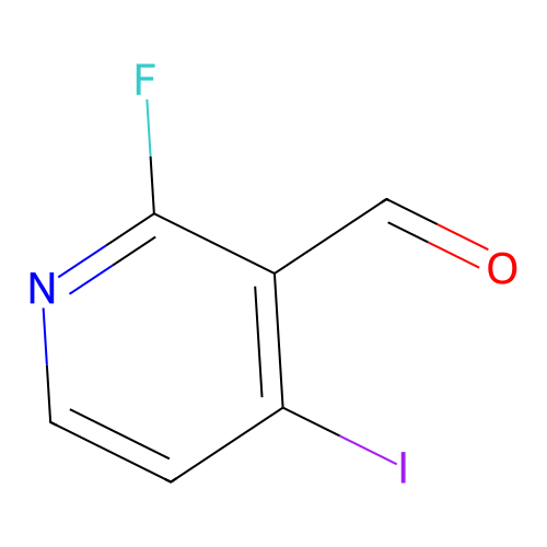 2-Fluoro-4-iodopyridine-3-carbaldehyde structure