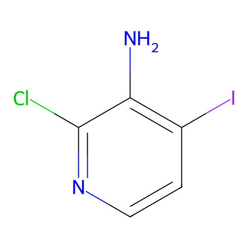 2-Chloro-4-iodopyridin-3-amine structure