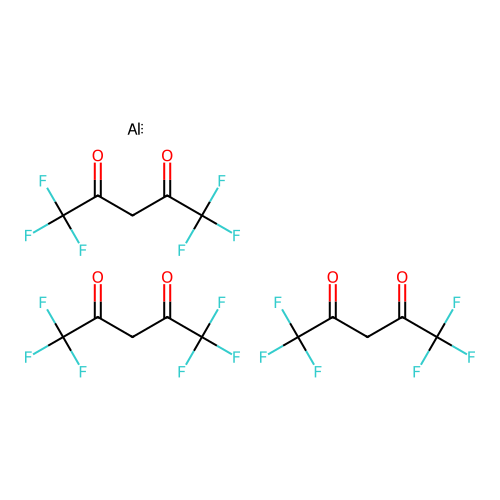Aluminum,1,1,5,5,5-hexafluoroacetylacetonato)- structure