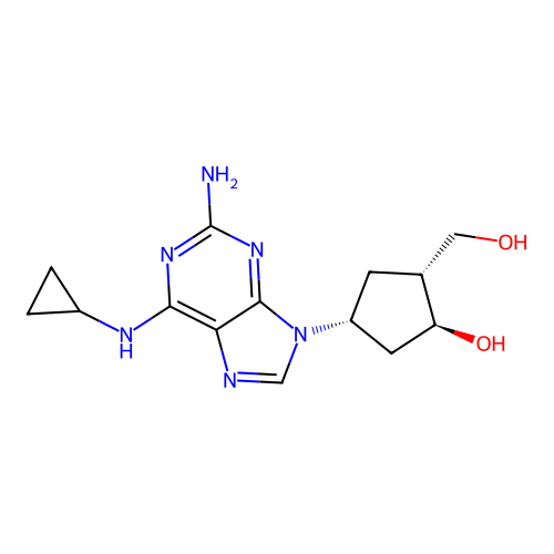 2-Hydroxyabacavir structure