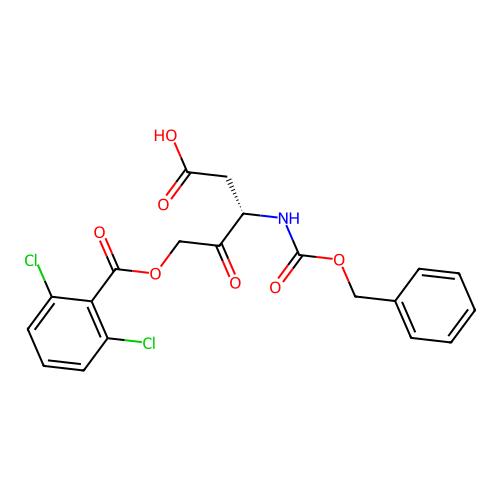 Z-Asp-CH2-DCB structure
