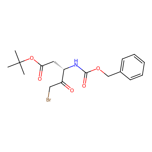 Z-Asp(OtBu)-bromomethylketone structure