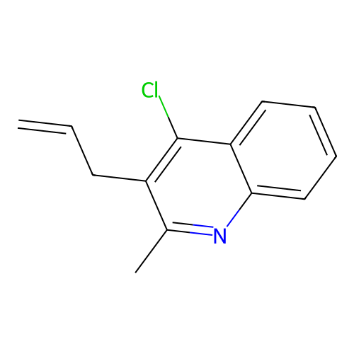 4-Chloro-2-methyl-3-prop-2-enylquinoline structure