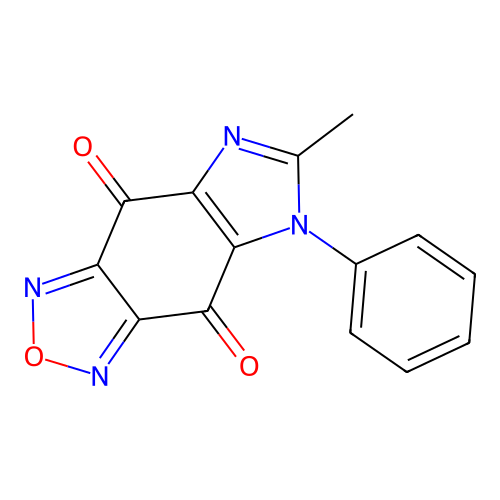 6-Methyl-5-phenyl-4H-imidazo[4,5-f][2,1,3]benzoxadiazole-4,8(5H)-dione structure