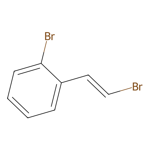 (E)-beta,2-Dibromostyrene structure