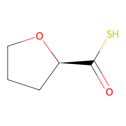 (R)-Tetrahydro-2-furancarbothioic acid structure