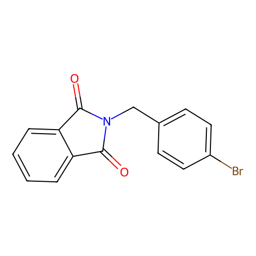 2-(4-Bromobenzyl)isoindoline-1,3-dione structure