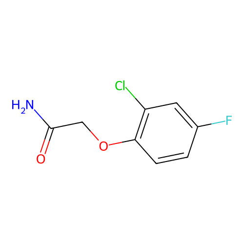 2-(2-Chloro-4-fluorophenoxy)acetamide structure