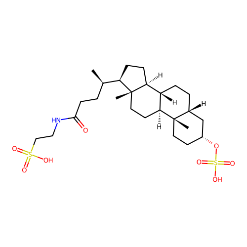 牛磺石胆酸3-硫酸酯 structure