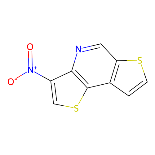 3-Nitrodithieno[3,2-b:3,2-d]pyridine structure