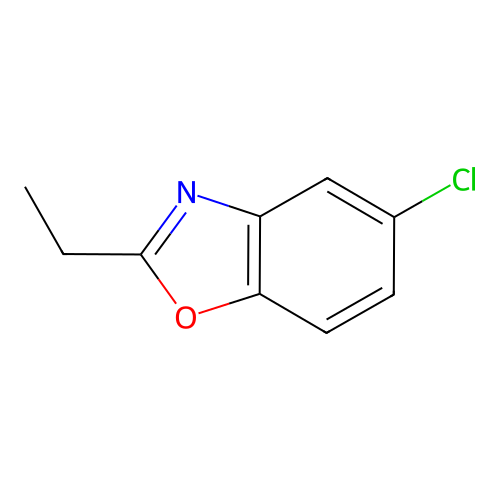 5-Chloro-2-ethyl-1,3-benzoxazole structure