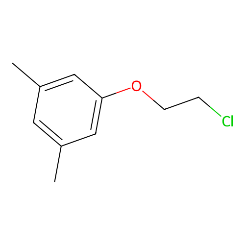 1-(2-Chloro-ethoxy)-3,5-dimethyl-benzene structure