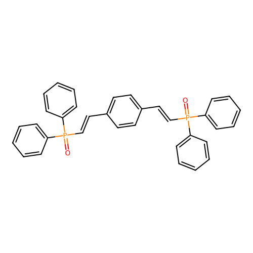 (2-{4-[2-(Diphenylphosphoryl)vinyl]phenyl}vinyl)(diphenyl)phosphine oxide structure
