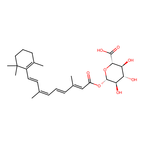 9-cis-Retinoyl-beta-D-glucuronide structure