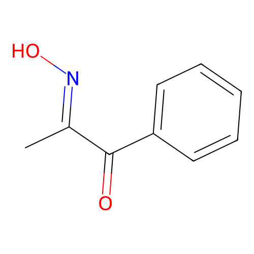 1,2-Propanedione, 1-phenyl-, 2-oxime structure