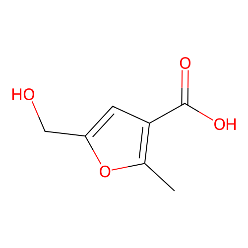 5-(Hydroxymethyl)-2-methylfuran-3-carboxylic acid structure