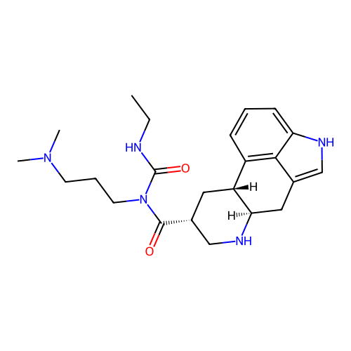 Des-N-allyl cabergoline structure