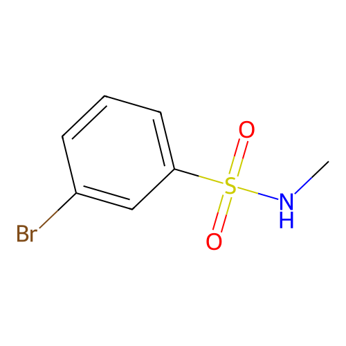 3-bromo-N-methylbenzene-1-sulfonamide structure
