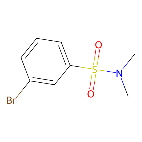 3-Bromo-N,N-dimethylbenzenesulfonamide structure