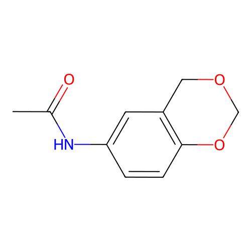 N-(4H-1,3-benzodioxin-6-yl)acetamide structure