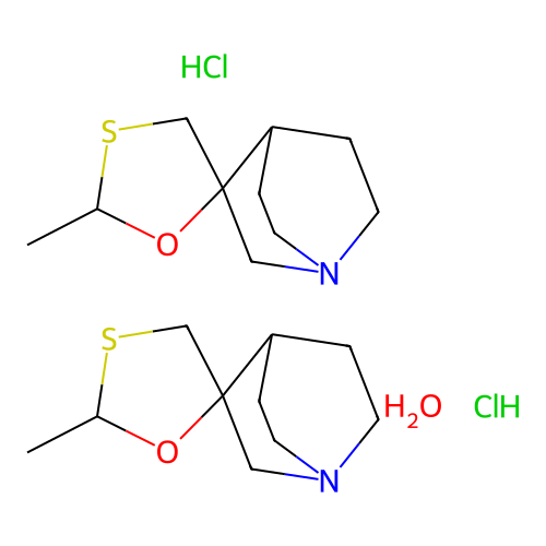 Evoxac structure