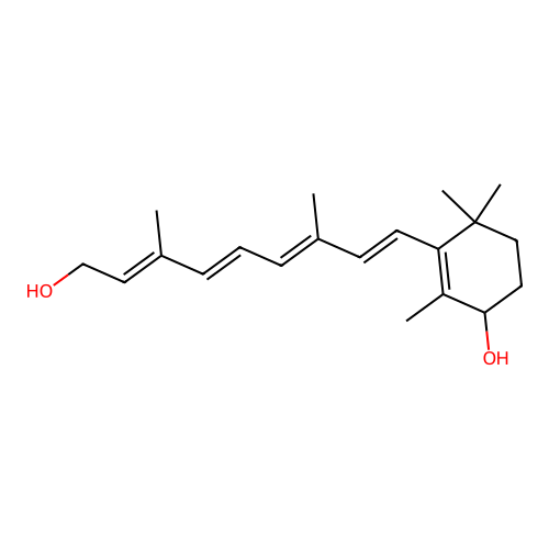 All-trans-4-hydroxyretinol structure