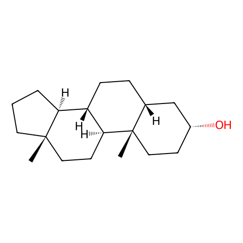 Androstan-3-ol, (3a,5b)- structure