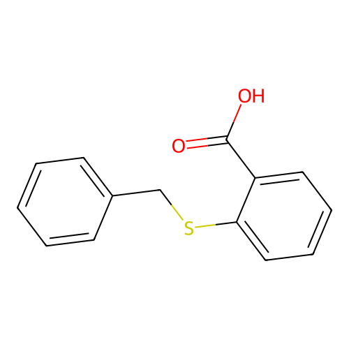 2-(苄硫基)苯甲酸 structure