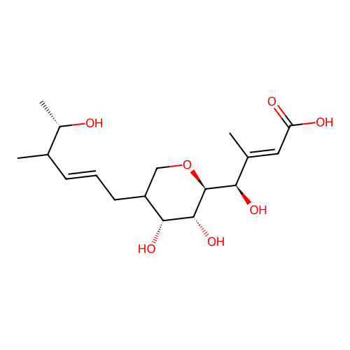 4-羟基芒酸 structure