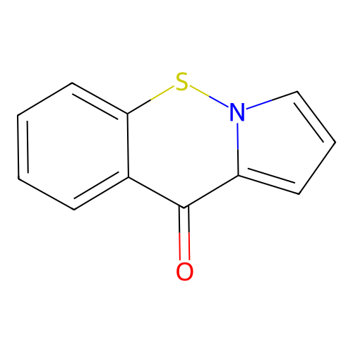 Pyrrolo(1,2-b)-(1,2)benzothiazin-10-one structure