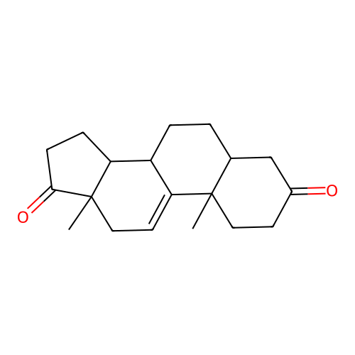 Etiochol-9(11)-en-3,17-dione structure
