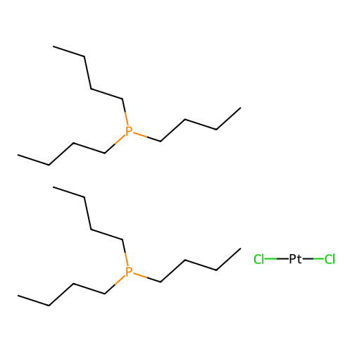 trans-[Pt(PBu3)2Cl2] structure